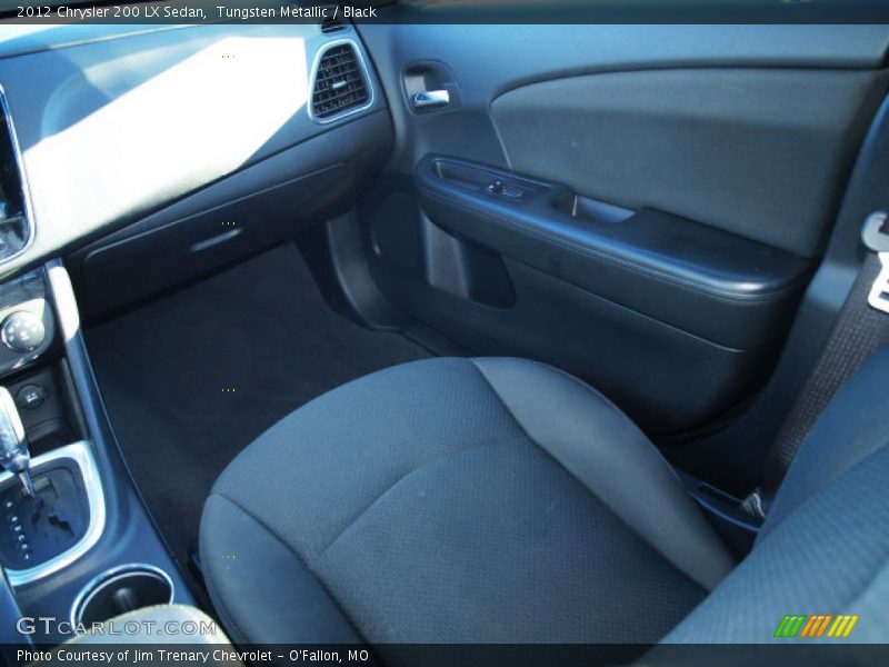 Tungsten Metallic / Black 2012 Chrysler 200 LX Sedan