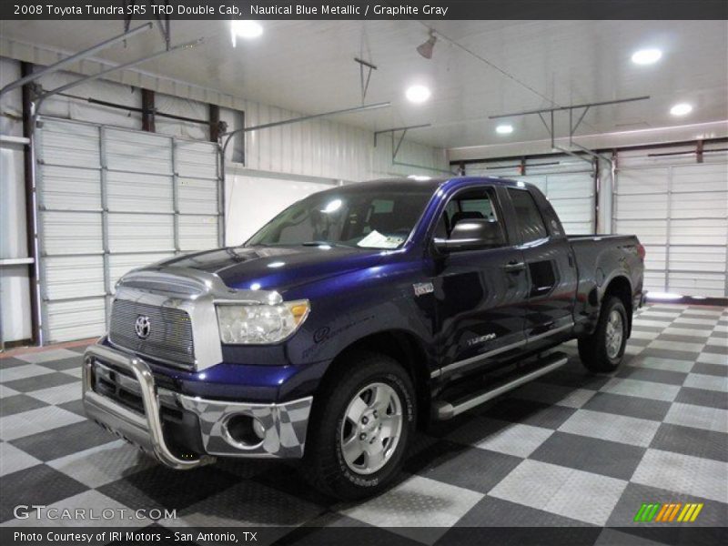 Nautical Blue Metallic / Graphite Gray 2008 Toyota Tundra SR5 TRD Double Cab