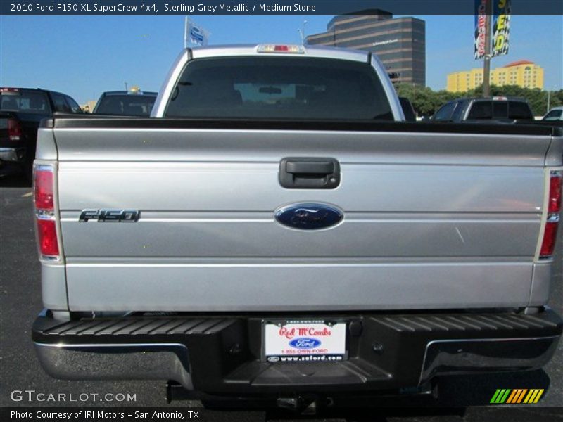Sterling Grey Metallic / Medium Stone 2010 Ford F150 XL SuperCrew 4x4