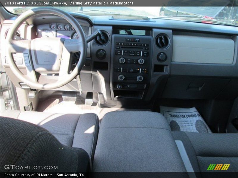 Sterling Grey Metallic / Medium Stone 2010 Ford F150 XL SuperCrew 4x4