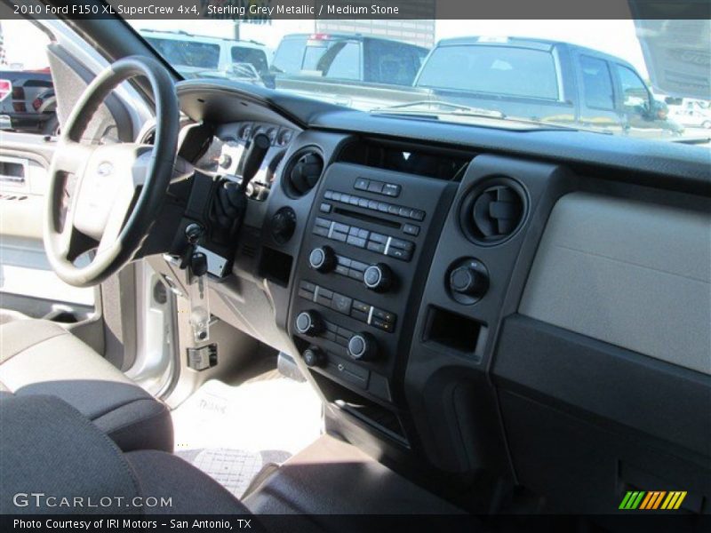 Sterling Grey Metallic / Medium Stone 2010 Ford F150 XL SuperCrew 4x4