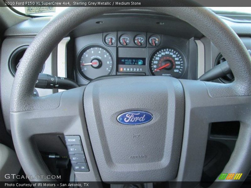 Sterling Grey Metallic / Medium Stone 2010 Ford F150 XL SuperCrew 4x4
