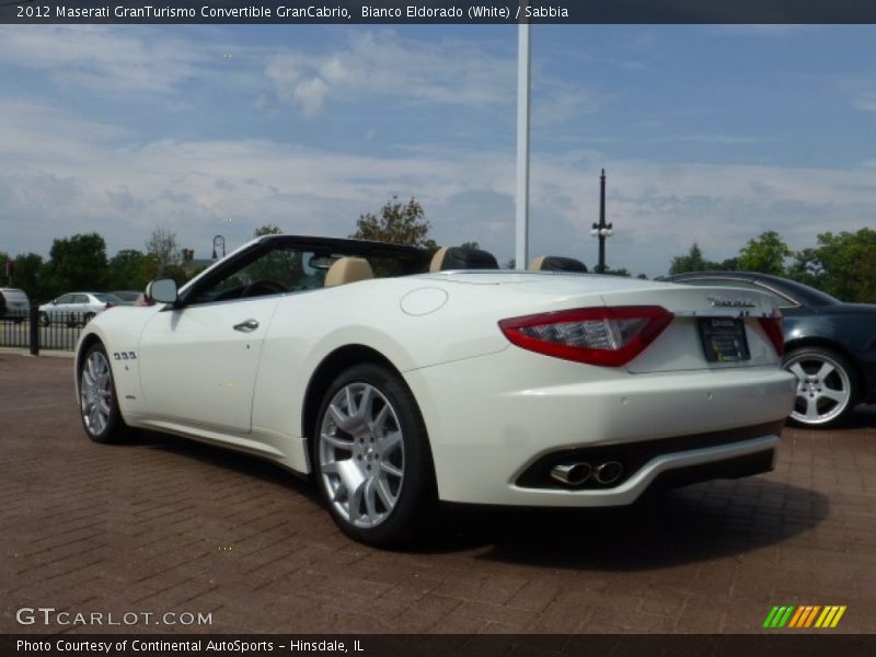 Bianco Eldorado (White) / Sabbia 2012 Maserati GranTurismo Convertible GranCabrio