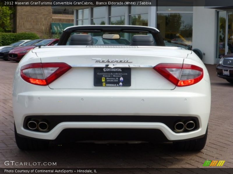 Bianco Eldorado (White) / Sabbia 2012 Maserati GranTurismo Convertible GranCabrio