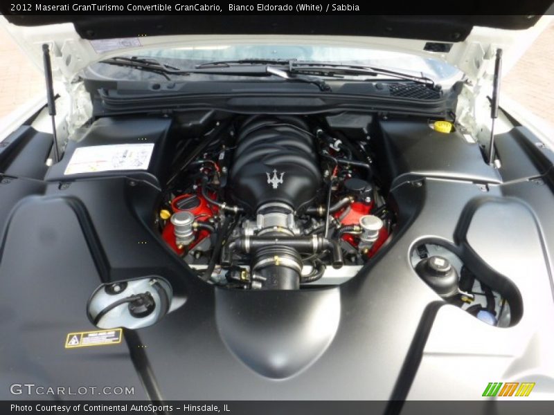  2012 GranTurismo Convertible GranCabrio Engine - 4.7 Liter DOHC 32-Valve VVT V8