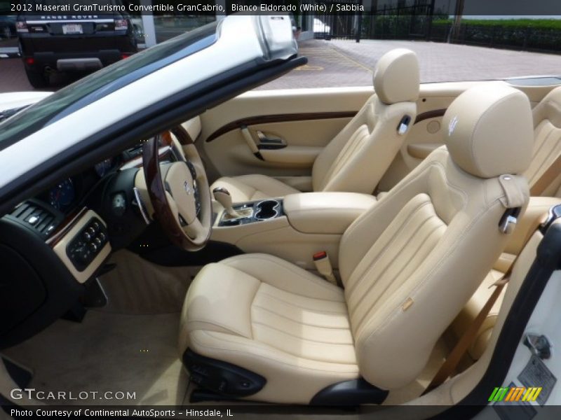 Front Seat of 2012 GranTurismo Convertible GranCabrio