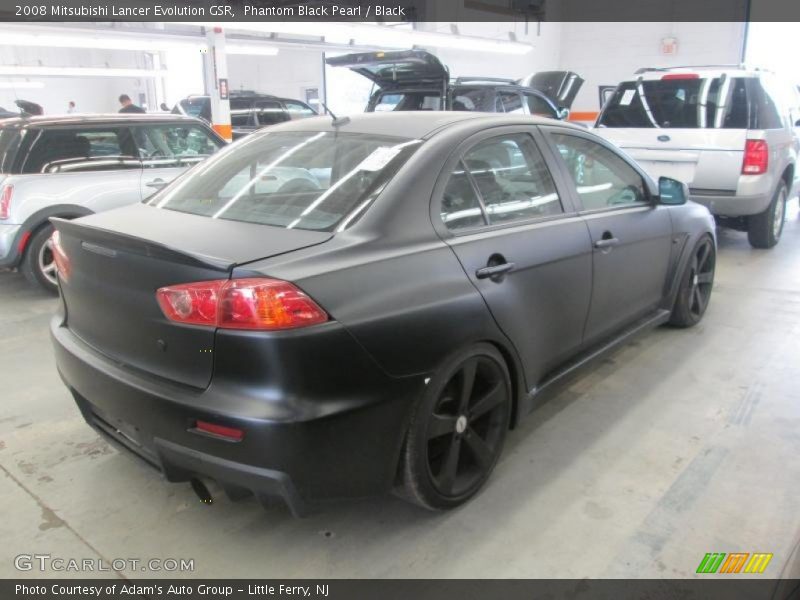 Phantom Black Pearl / Black 2008 Mitsubishi Lancer Evolution GSR
