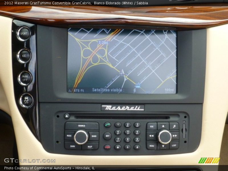 Navigation of 2012 GranTurismo Convertible GranCabrio