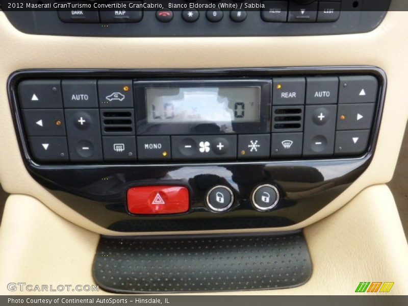 Controls of 2012 GranTurismo Convertible GranCabrio