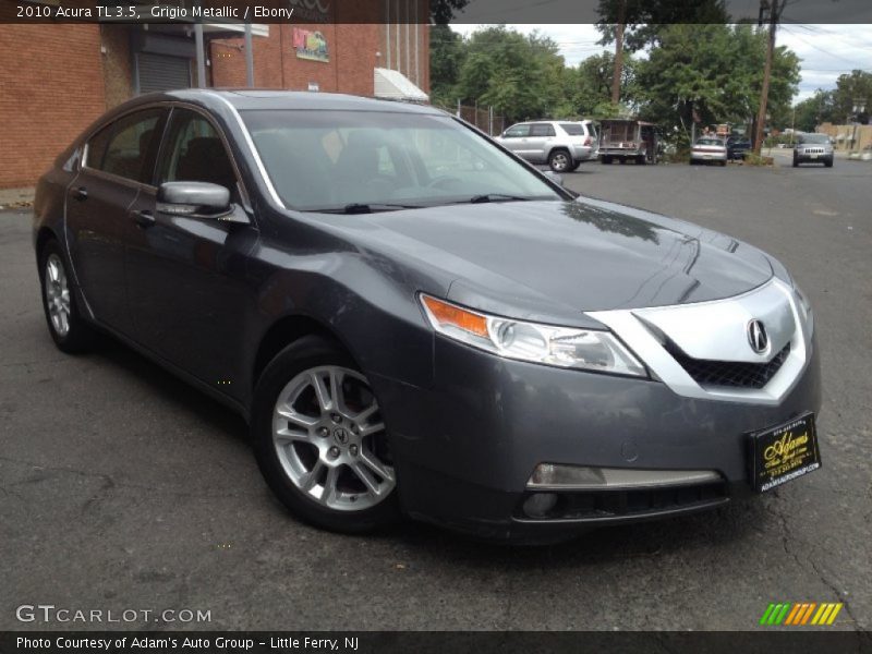 Grigio Metallic / Ebony 2010 Acura TL 3.5