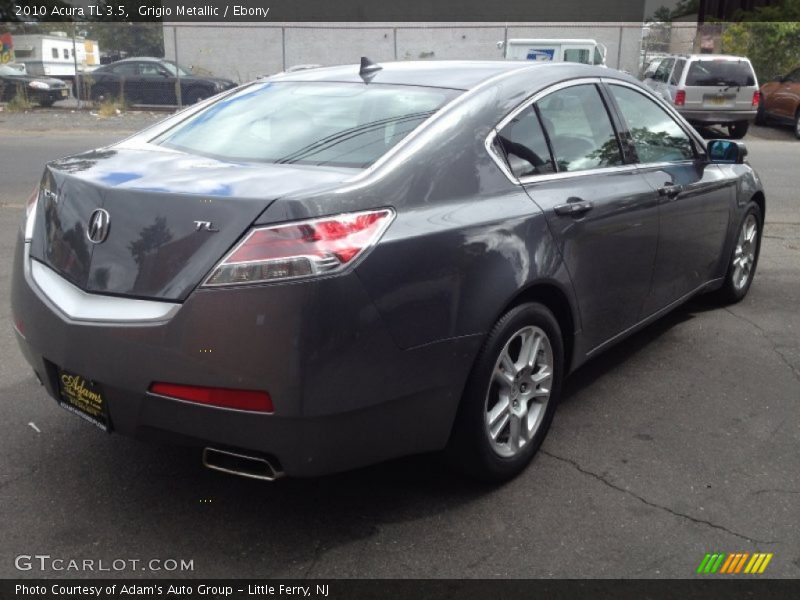 Grigio Metallic / Ebony 2010 Acura TL 3.5