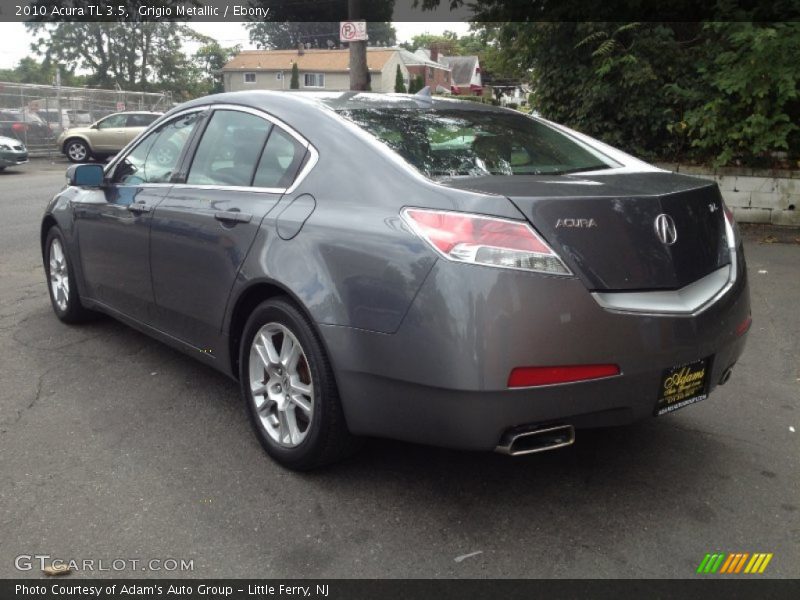 Grigio Metallic / Ebony 2010 Acura TL 3.5