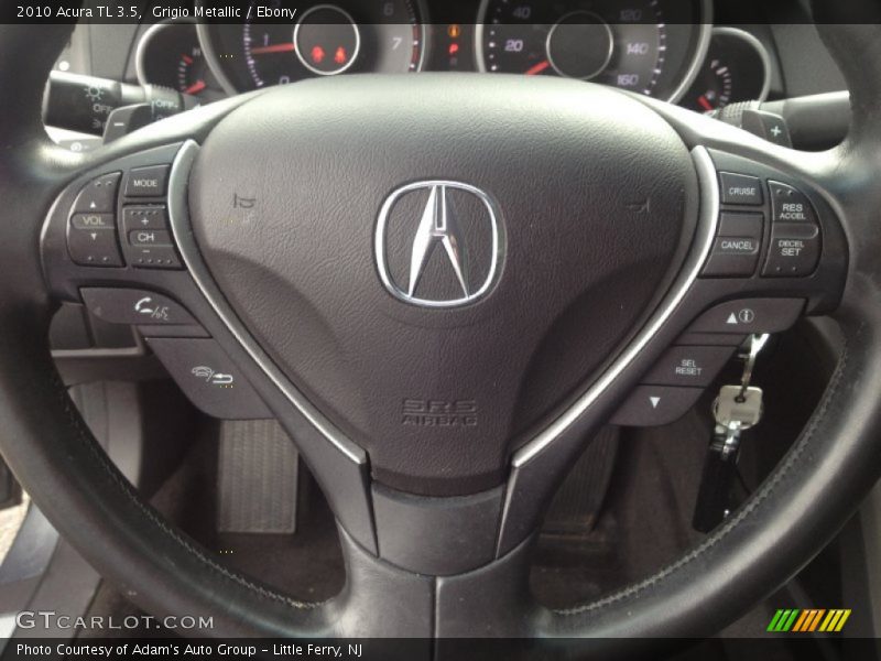 Grigio Metallic / Ebony 2010 Acura TL 3.5