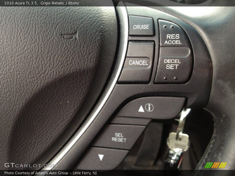 Grigio Metallic / Ebony 2010 Acura TL 3.5