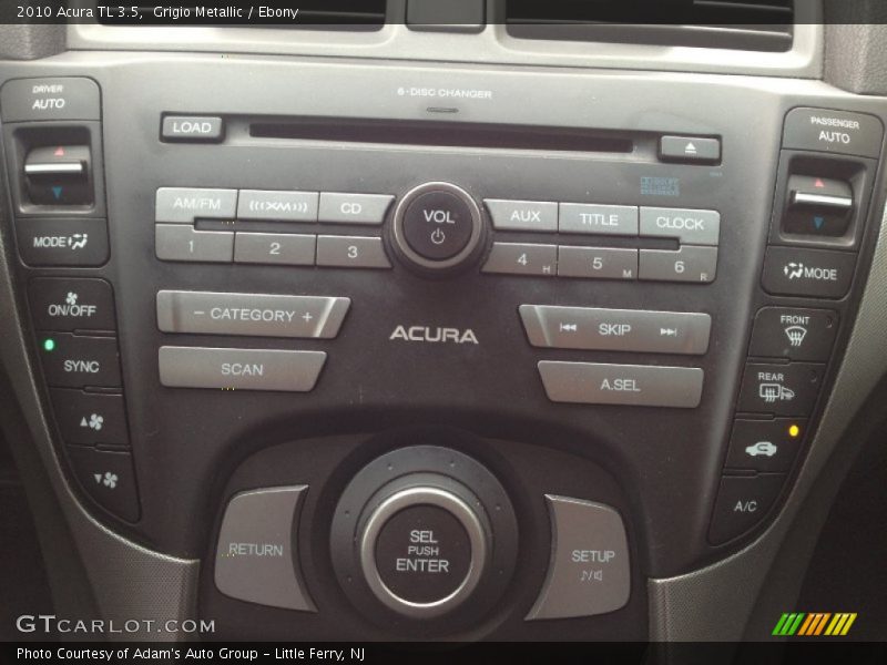 Grigio Metallic / Ebony 2010 Acura TL 3.5