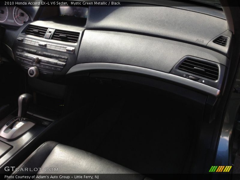 Mystic Green Metallic / Black 2010 Honda Accord EX-L V6 Sedan