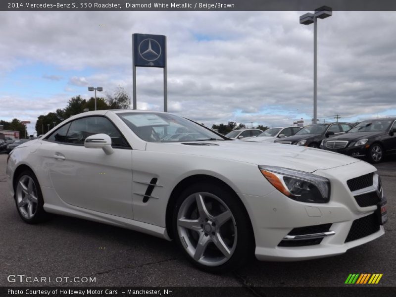 Front 3/4 View of 2014 SL 550 Roadster