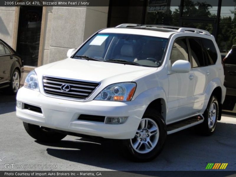Blizzard White Pearl / Ivory 2006 Lexus GX 470