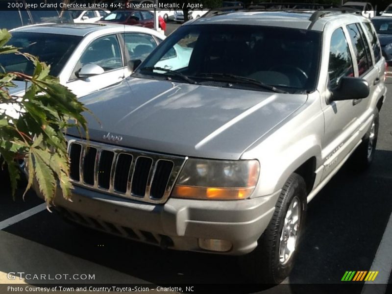 Silverstone Metallic / Agate 2000 Jeep Grand Cherokee Laredo 4x4