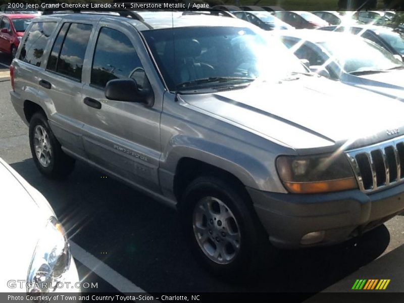 Silverstone Metallic / Agate 2000 Jeep Grand Cherokee Laredo 4x4