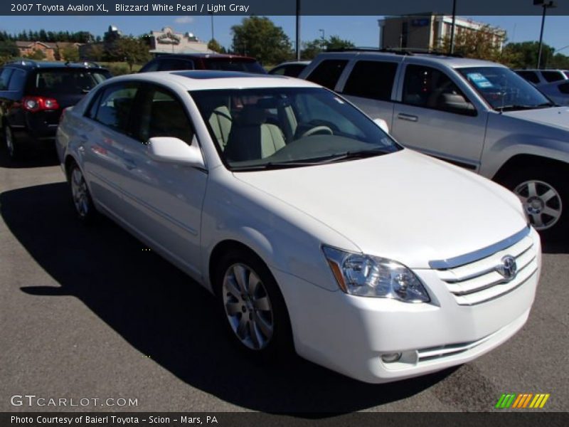 Blizzard White Pearl / Light Gray 2007 Toyota Avalon XL