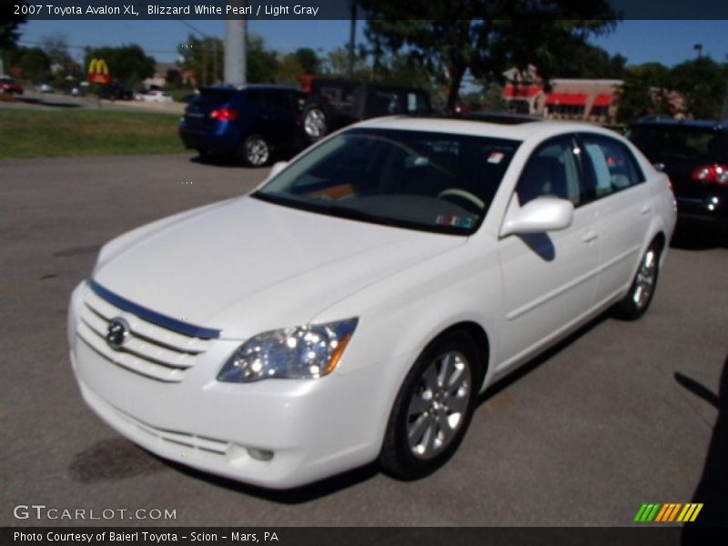 Blizzard White Pearl / Light Gray 2007 Toyota Avalon XL