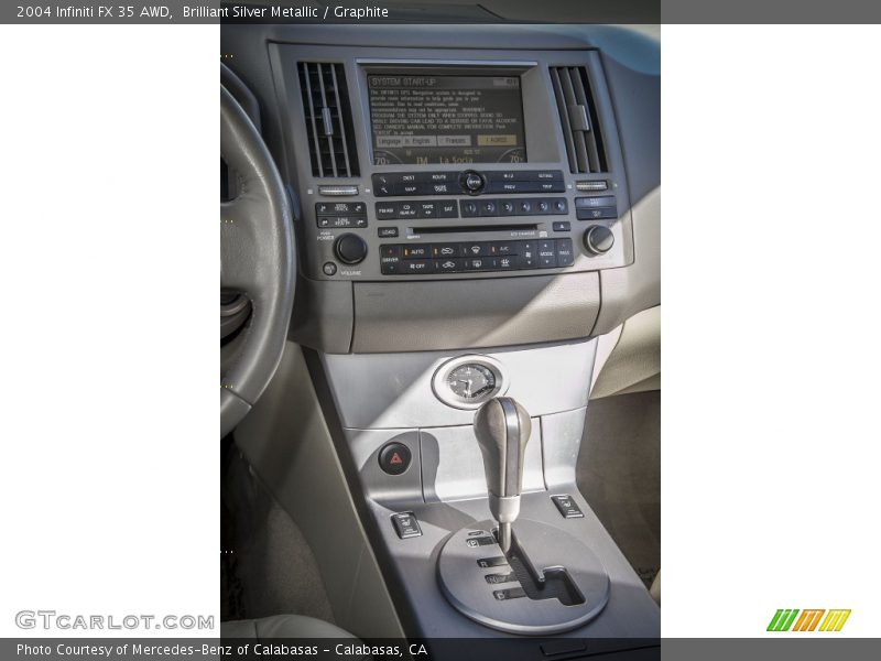Brilliant Silver Metallic / Graphite 2004 Infiniti FX 35 AWD