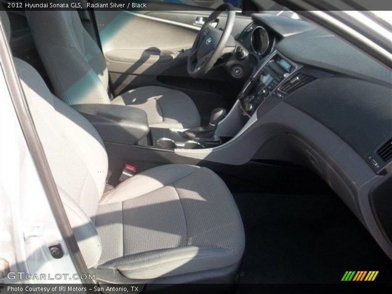 Radiant Silver / Black 2012 Hyundai Sonata GLS
