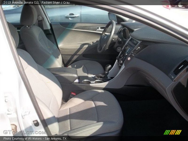 Radiant Silver / Gray 2012 Hyundai Sonata GLS
