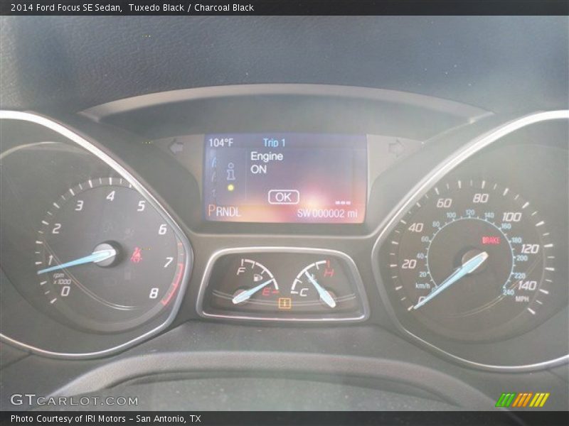 Tuxedo Black / Charcoal Black 2014 Ford Focus SE Sedan