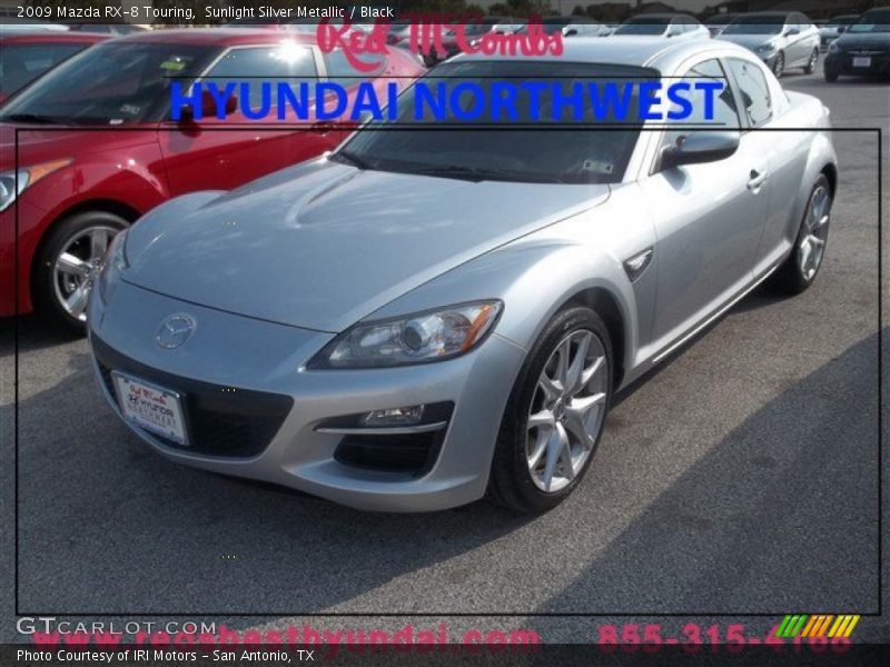 Sunlight Silver Metallic / Black 2009 Mazda RX-8 Touring