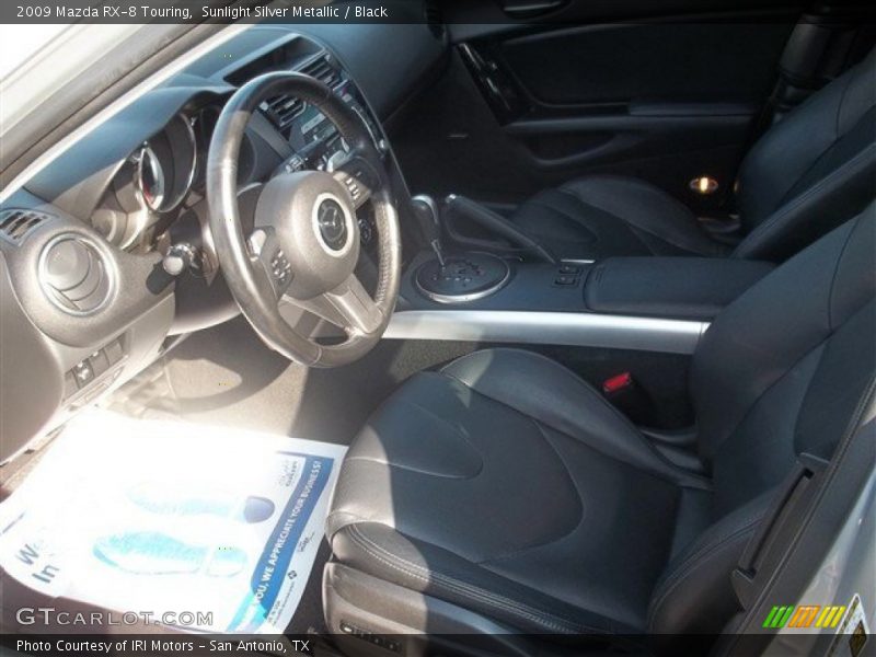 Sunlight Silver Metallic / Black 2009 Mazda RX-8 Touring