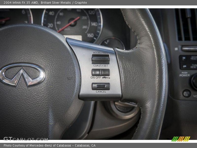 Brilliant Silver Metallic / Graphite 2004 Infiniti FX 35 AWD