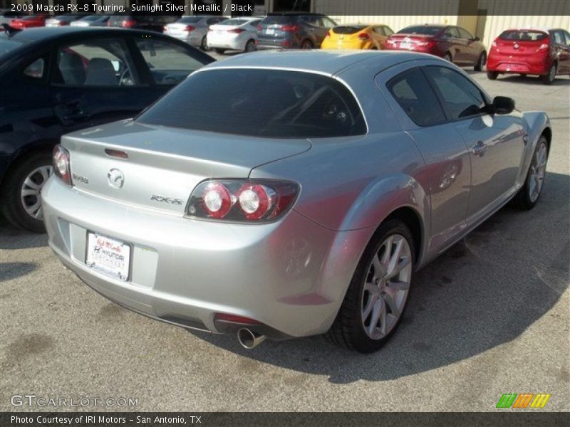 Sunlight Silver Metallic / Black 2009 Mazda RX-8 Touring