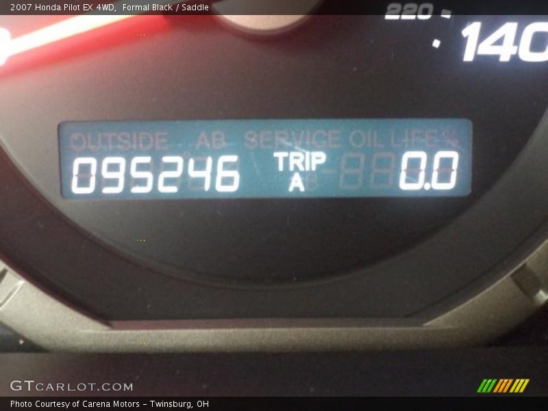 Formal Black / Saddle 2007 Honda Pilot EX 4WD