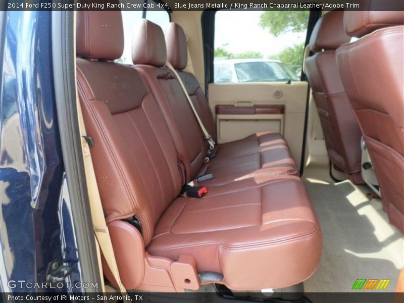 Rear Seat of 2014 F250 Super Duty King Ranch Crew Cab 4x4