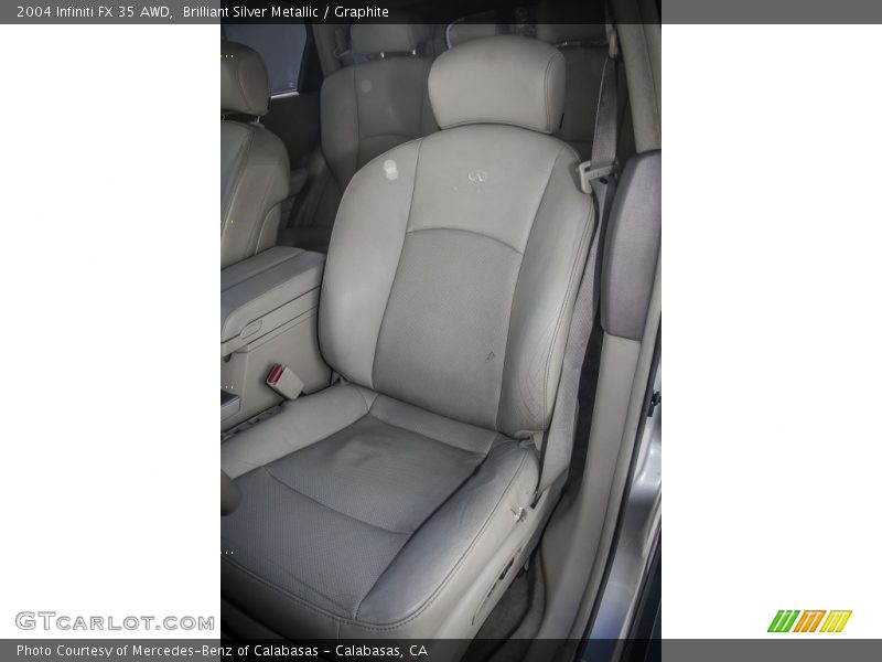 Brilliant Silver Metallic / Graphite 2004 Infiniti FX 35 AWD