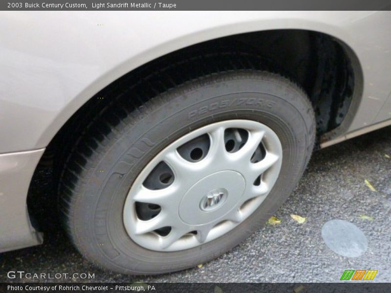 Light Sandrift Metallic / Taupe 2003 Buick Century Custom