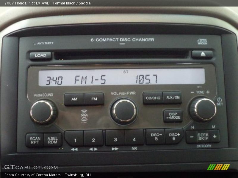 Formal Black / Saddle 2007 Honda Pilot EX 4WD