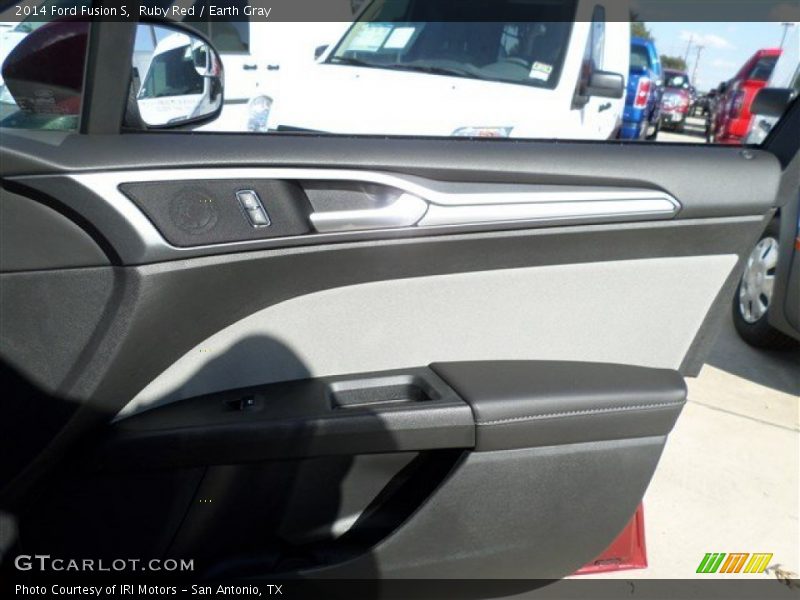 Ruby Red / Earth Gray 2014 Ford Fusion S
