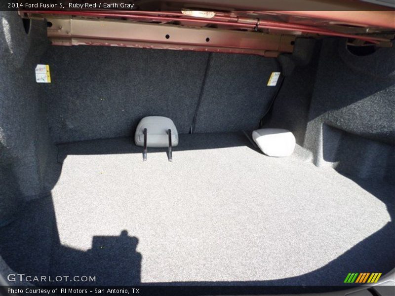 Ruby Red / Earth Gray 2014 Ford Fusion S