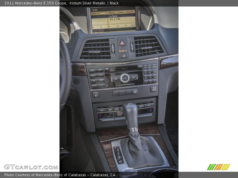 Iridium Silver Metallic / Black 2011 Mercedes-Benz E 350 Coupe