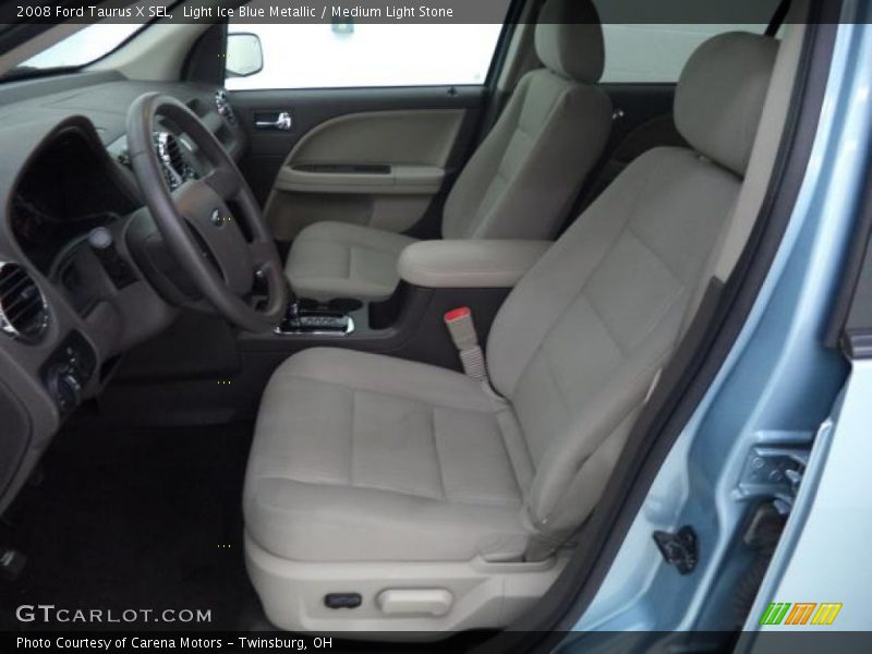 Light Ice Blue Metallic / Medium Light Stone 2008 Ford Taurus X SEL