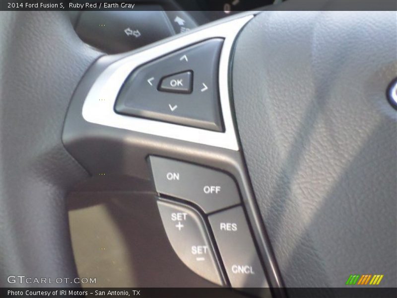Ruby Red / Earth Gray 2014 Ford Fusion S