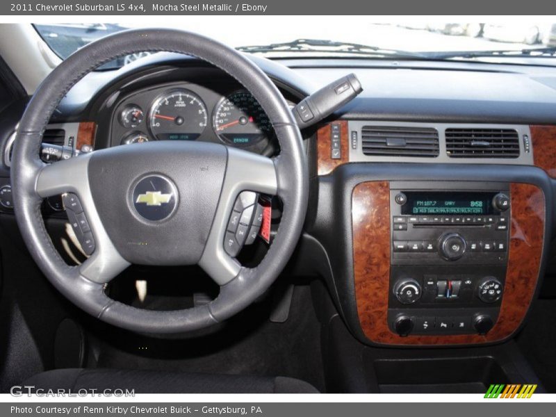 Mocha Steel Metallic / Ebony 2011 Chevrolet Suburban LS 4x4