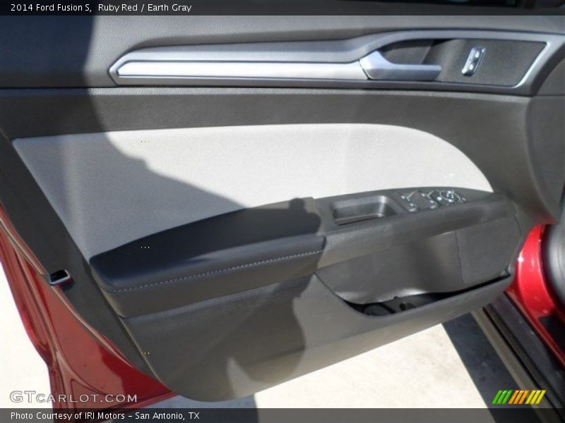 Ruby Red / Earth Gray 2014 Ford Fusion S