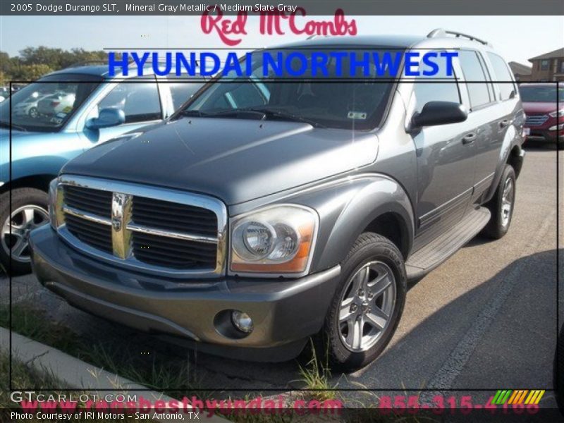 Mineral Gray Metallic / Medium Slate Gray 2005 Dodge Durango SLT
