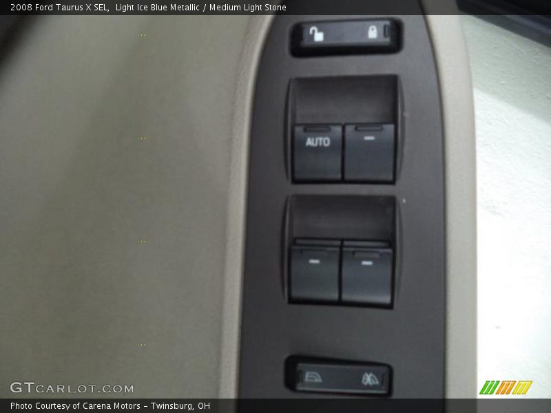 Light Ice Blue Metallic / Medium Light Stone 2008 Ford Taurus X SEL