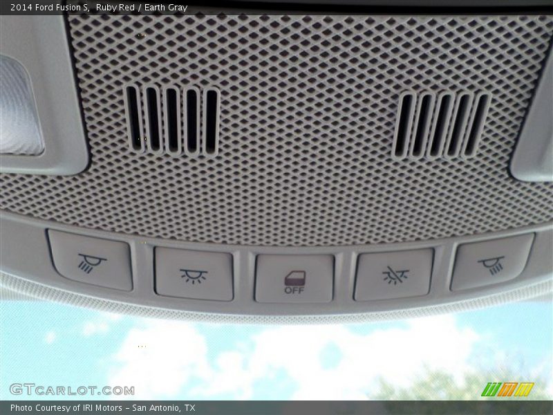 Ruby Red / Earth Gray 2014 Ford Fusion S