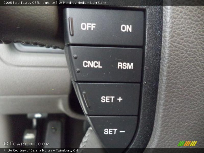 Light Ice Blue Metallic / Medium Light Stone 2008 Ford Taurus X SEL